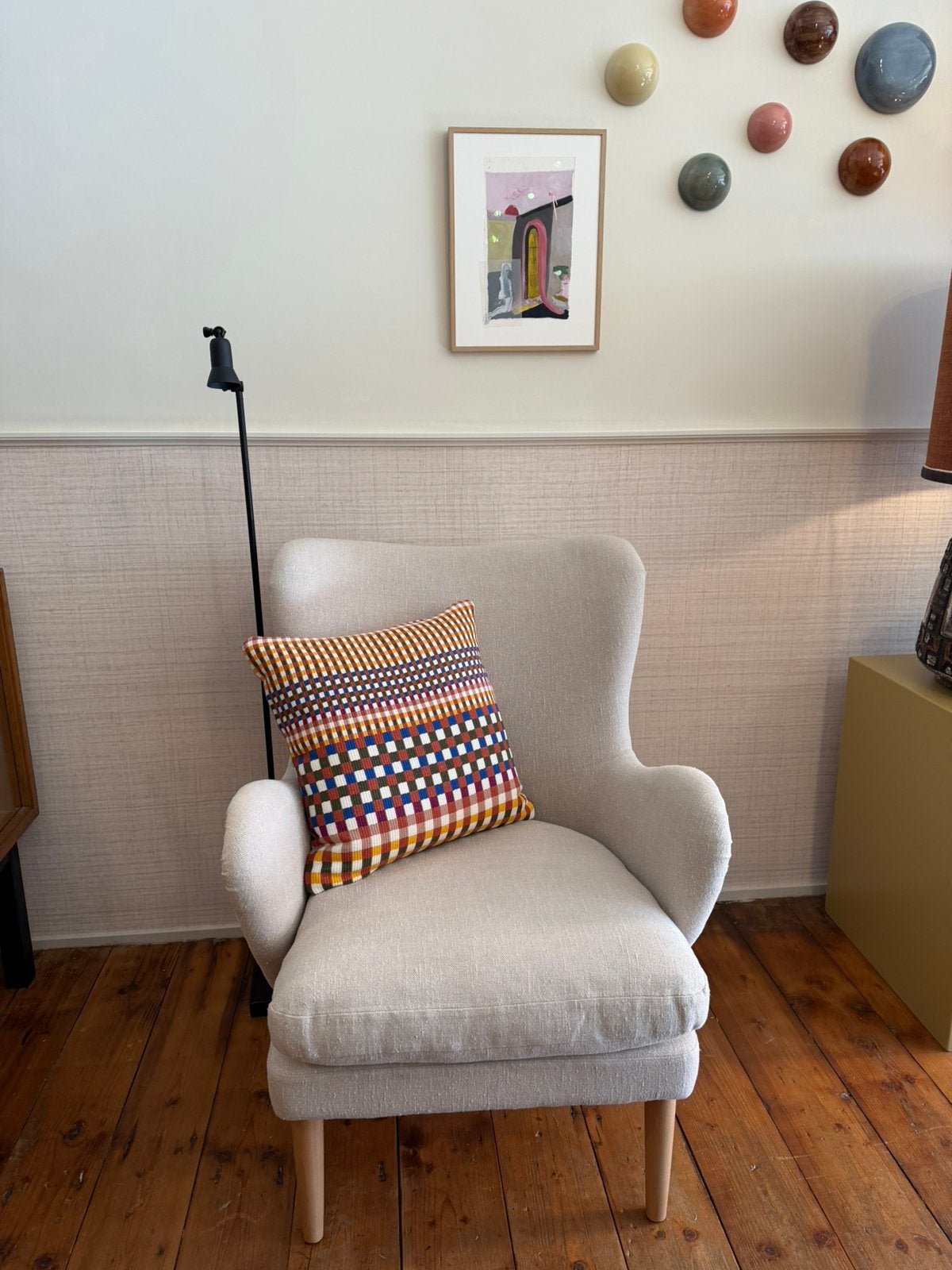 Designers Guild fauteuil showroommodel nieuw, Ophalen, Nieuw, 75 tot 100 cm, Stof
