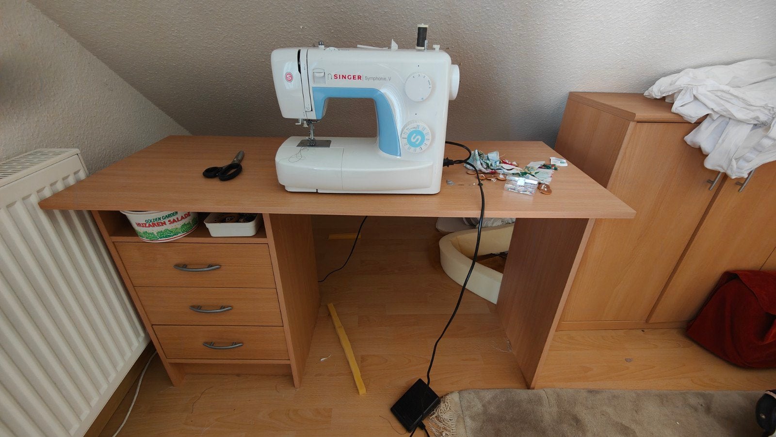 Singer Symphonie V Naaimachine - Zo goed als nieuw, Ophalen, Zo goed als nieuw, Naaimachine, Singer