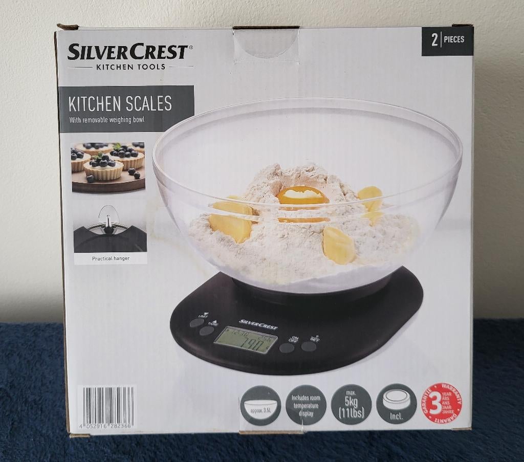 NIEUW Silvercrest digitale keukenweegschaal zie foto's, Verzenden, Nieuw
