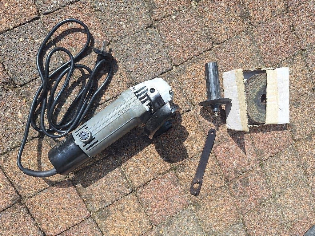 Haakse slijper, Doe-het-zelf en Verbouw, Gereedschap | Slijpmachines, Ophalen of Verzenden, Gebruikt, Minder dan 700 watt, Haakse handslijpmachine