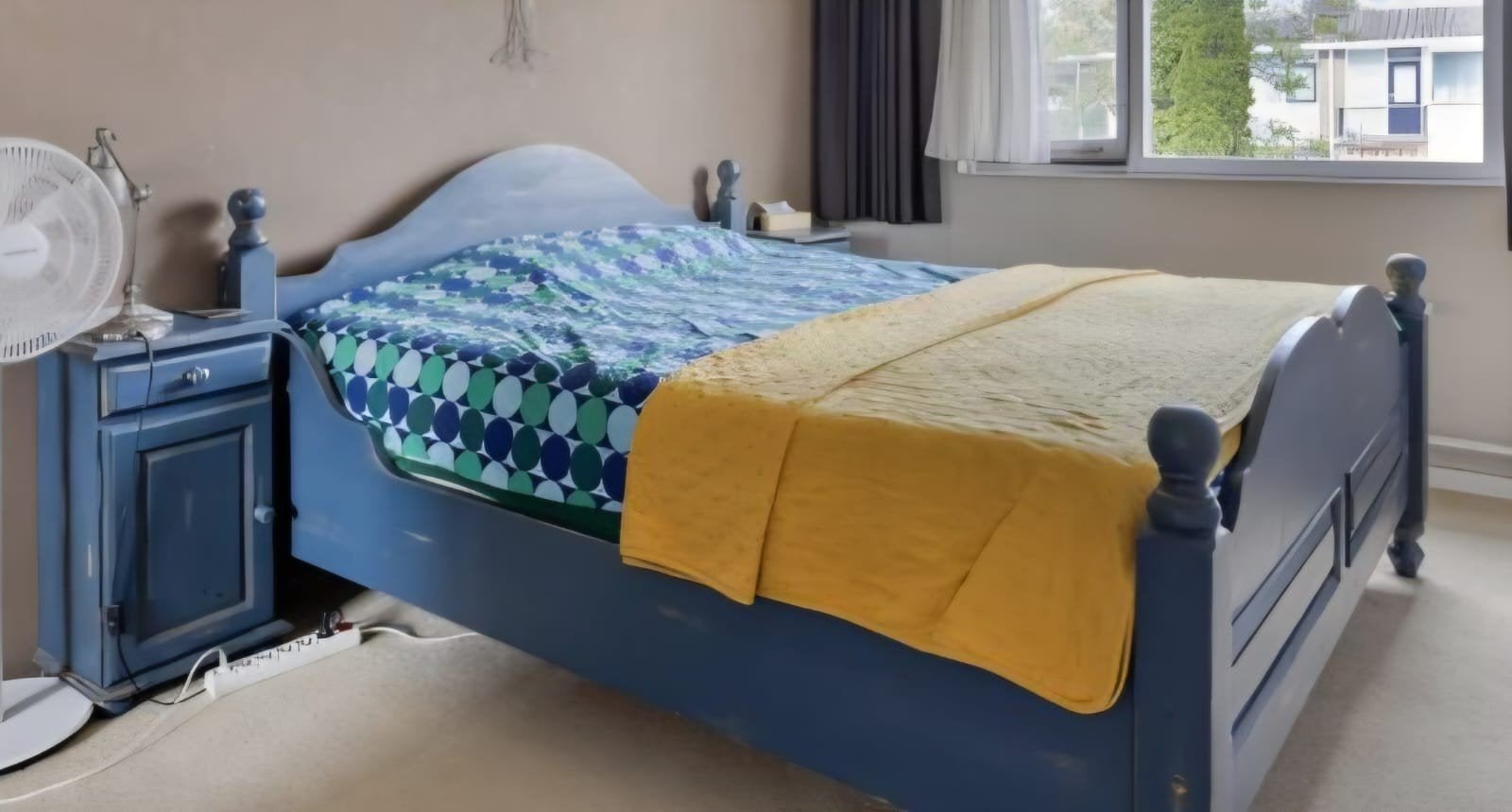 Supergoedkoop bed met Technoflex lattenbodems en matrassen, Ophalen, Gebruikt, Tweepersoons, 180 cm