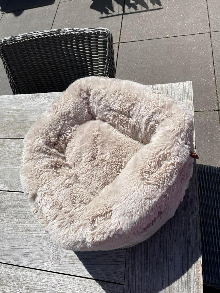 Hondenmand Disgned bij Lotte voor klein ras, kleur beige, Ophalen, Zo goed als nieuw, Pluche