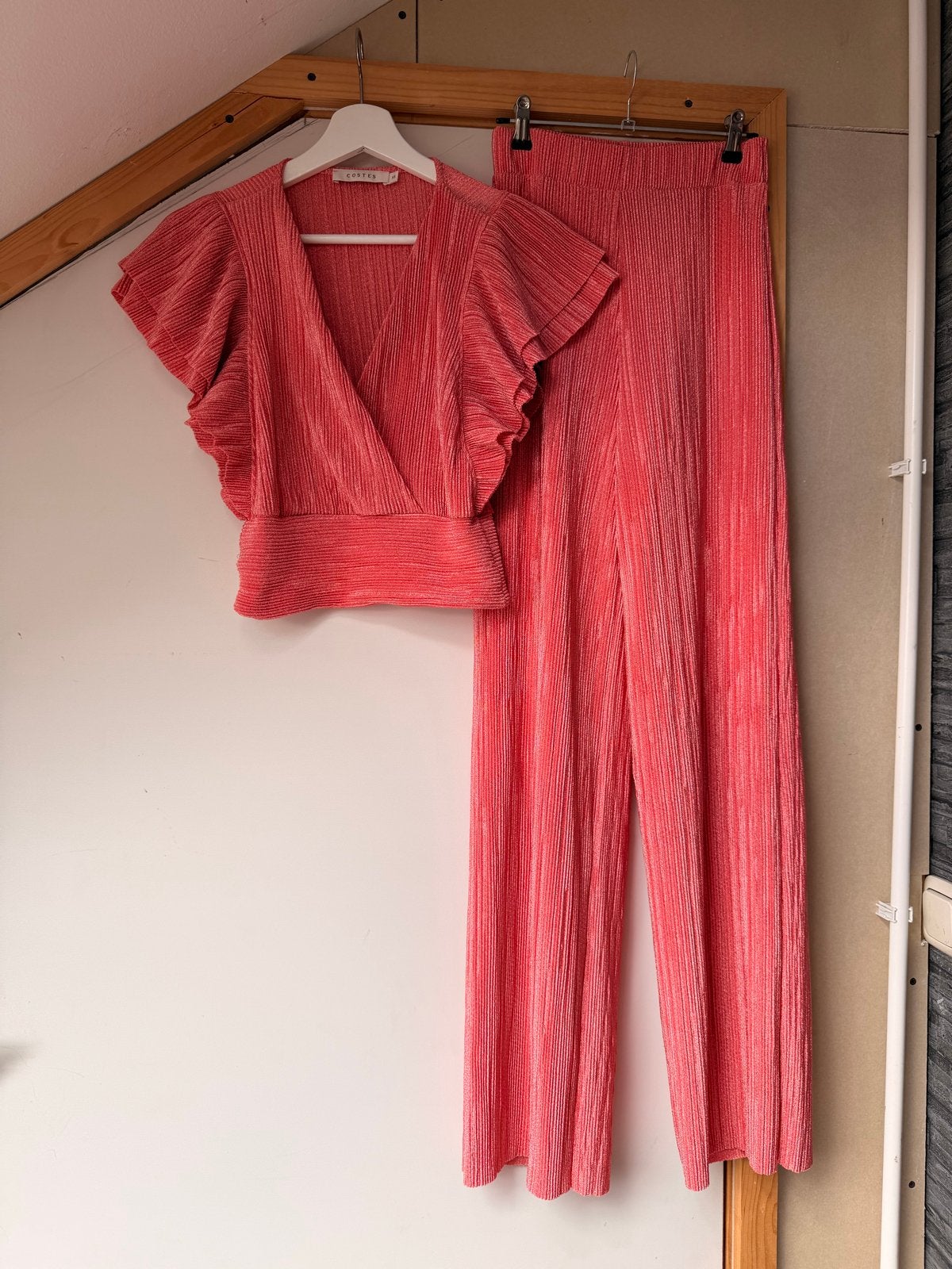 Costes co-ord set maat XS, Kleding | Dames, Ophalen of Verzenden, Zo goed als nieuw, Costes, Roze