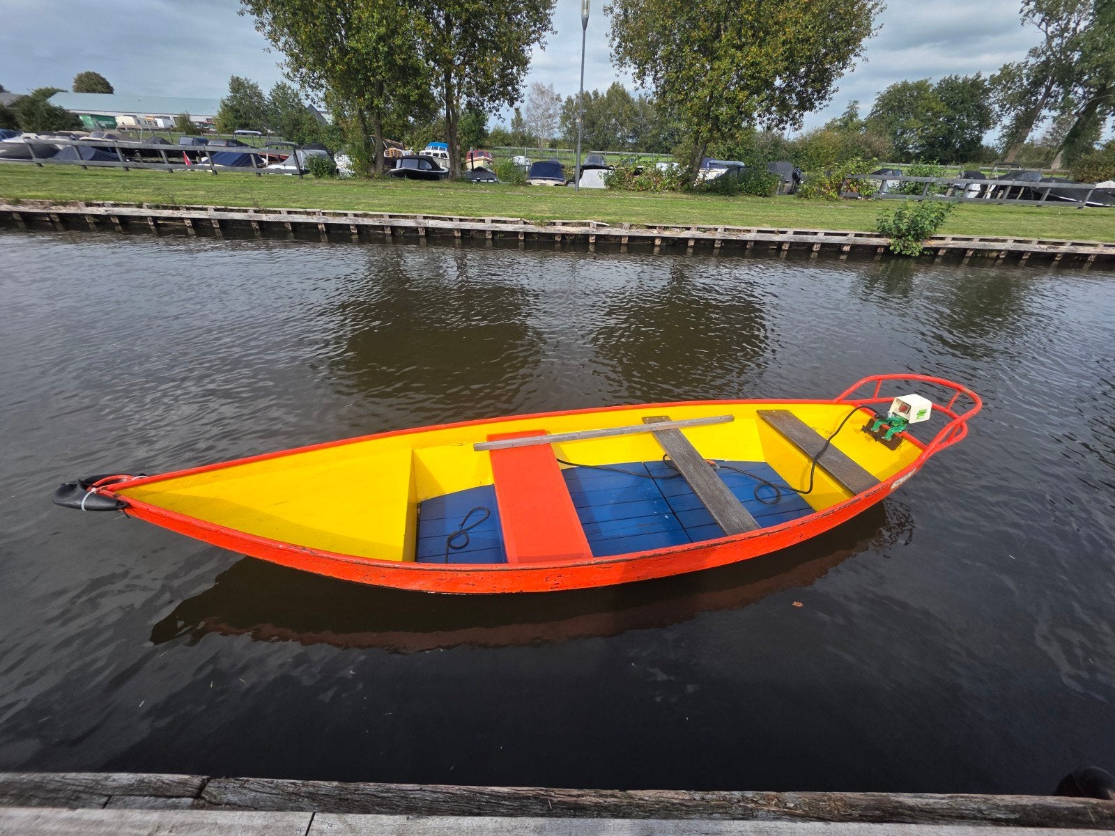 Leuke visboot/roei- of bijboot, Watersport en Boten, Ophalen, Gebruikt