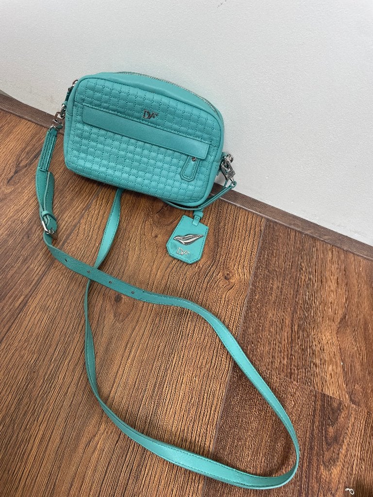 Diane von Furstenberg DVF Milo Mini Quilted leren tas blauw, Blauw, Nieuw, Ophalen of Verzenden, Apollolaan 151 (Desk 432), 1077 AR Amsterdam