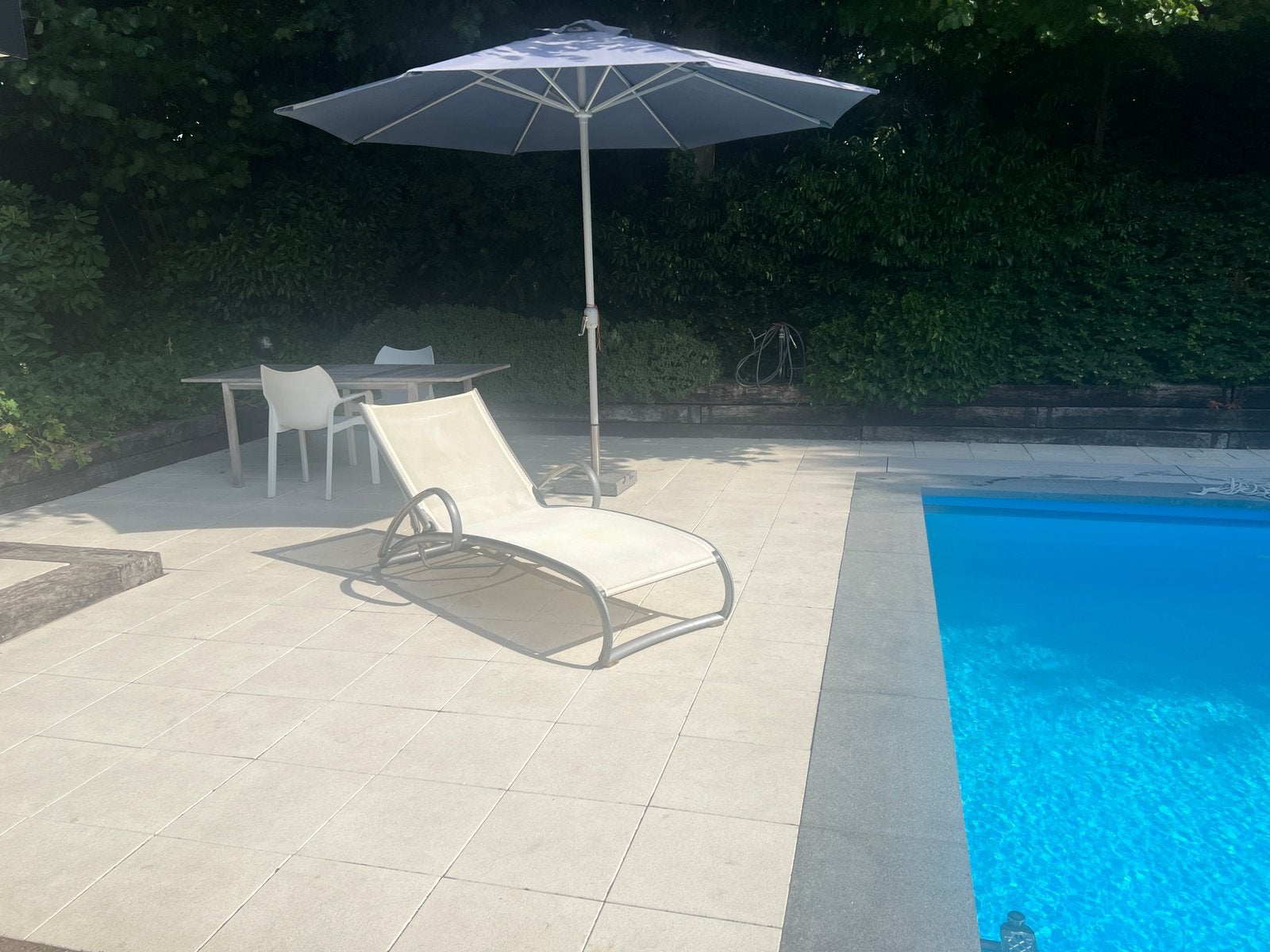 Triconfort Rivage Deckchair / Ligbed / Louncher, Ophalen, Gebruikt, Aluminium, Verstelbaar
