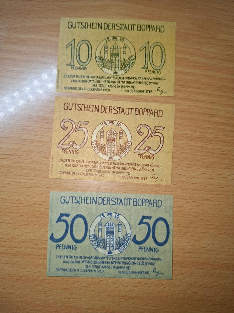 Duits Notgeld Boppard Noodgeld, Ophalen of Verzenden, Duitsland