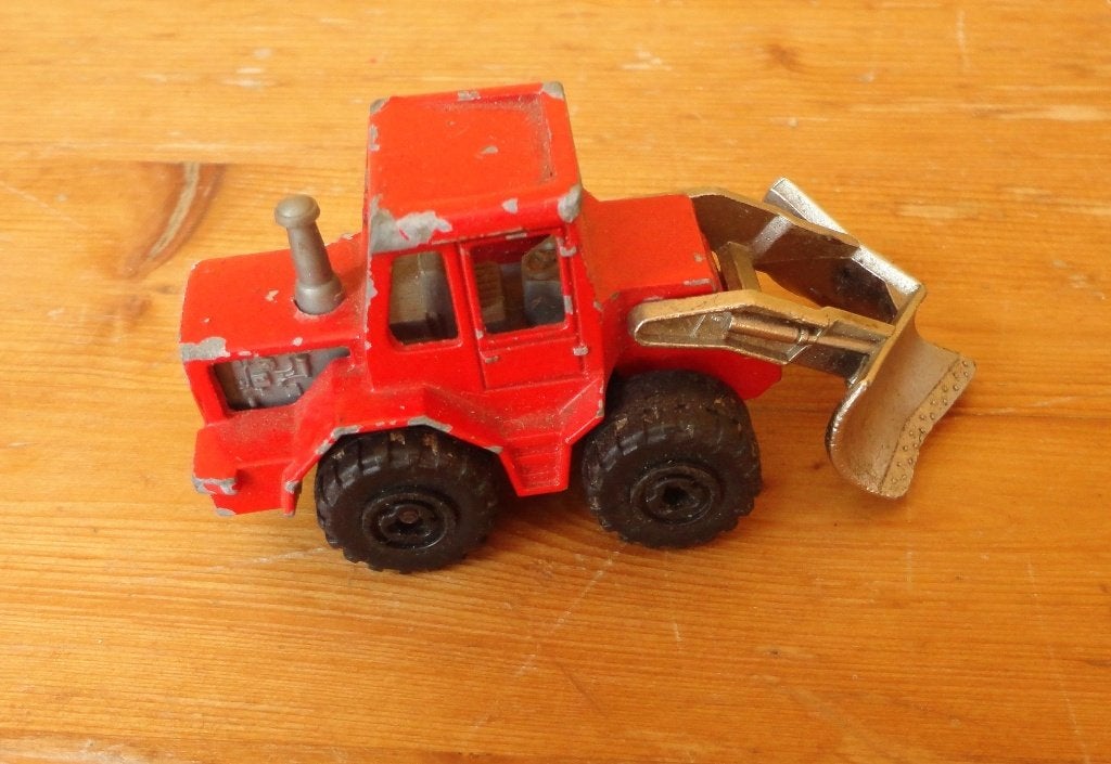 Majorette miniatuur ( Sneeuwschuif / Tracto ) made in France, Antiek en Kunst, Ophalen of Verzenden