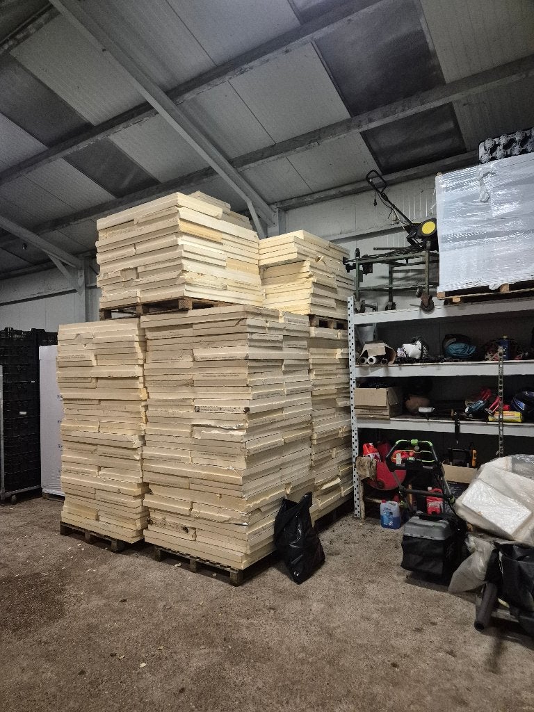 Pir isolatieplaten gebruikt - 110mm dik - 1200x600mm, Ophalen, Dakisolatie, Gebruikt, Hardschuim (Pir)