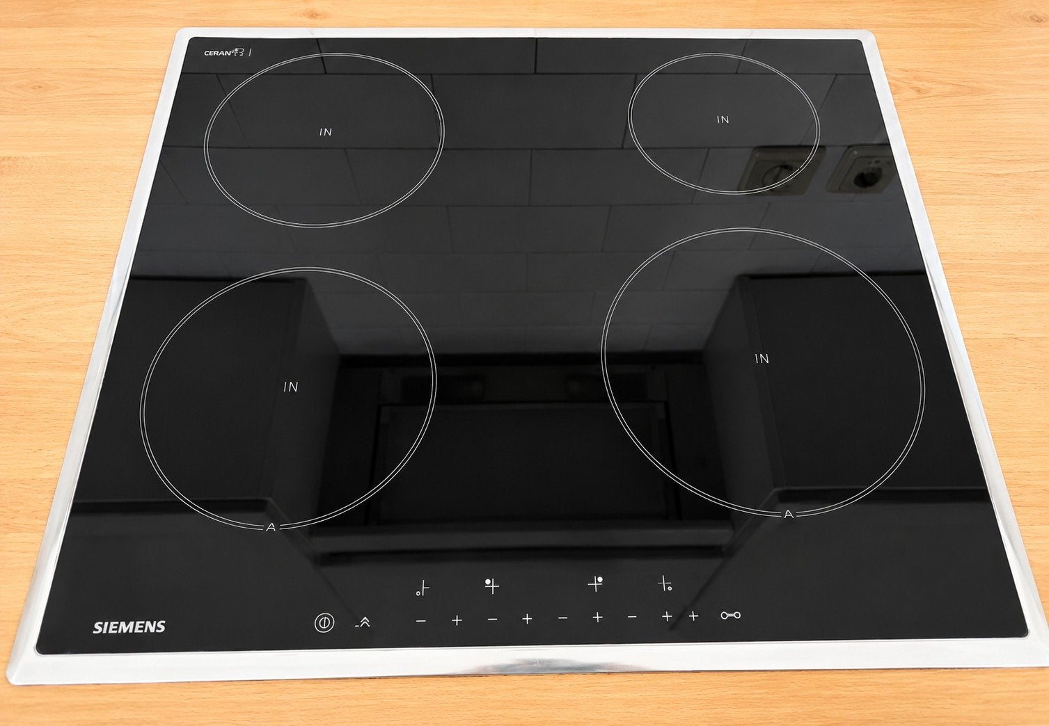 Siemens Inductiekookplaat - 4 zones, zo goed als nieuw, Witgoed en Apparatuur, Zo goed als nieuw, Inbouw, Inductie, 4 kookzones