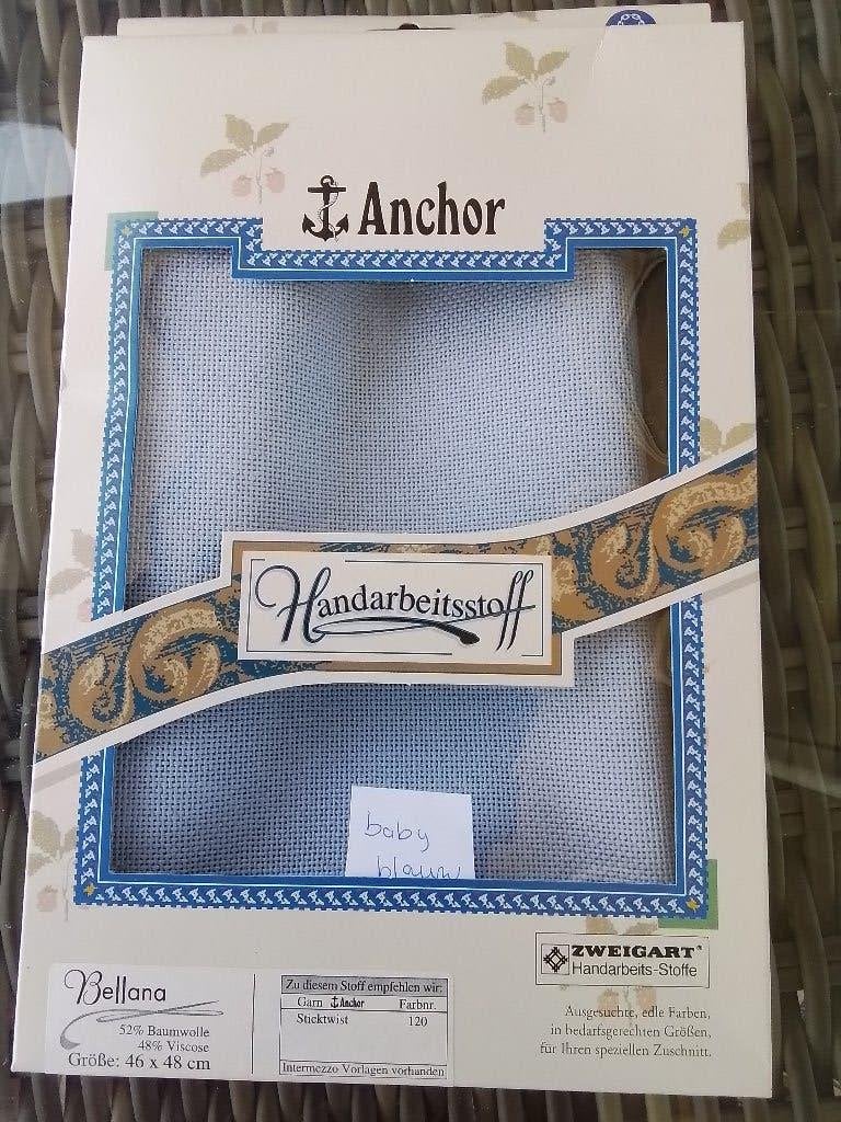Borduurstof van zweigart baby blauw, Ophalen of Verzenden, Zo goed als nieuw, Handborduren, Onderdeel of Toebehoren