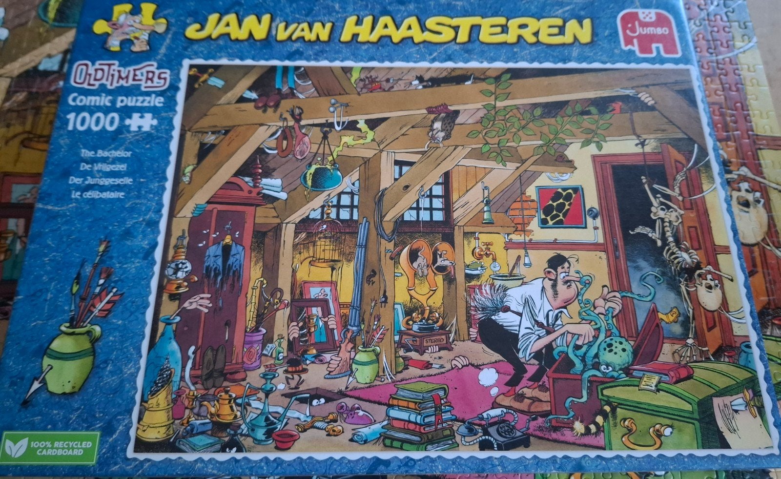 Jan van haasteren puzzel 1000 stukjes, Ophalen, 500 t/m 1500 stukjes, Zo goed als nieuw