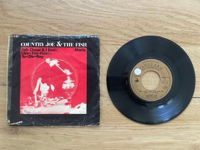 Country Joe &Fish I feel like I'm fixing etc Vinyl single 7", Gebruikt, 7 inch, Pop, Fotohoes