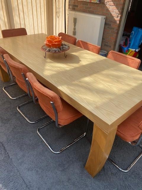 design tafel van Capellini 240 x 100 x 75 cm. (Hoog), Ophalen, Gebruikt, Design, 200 cm of meer
