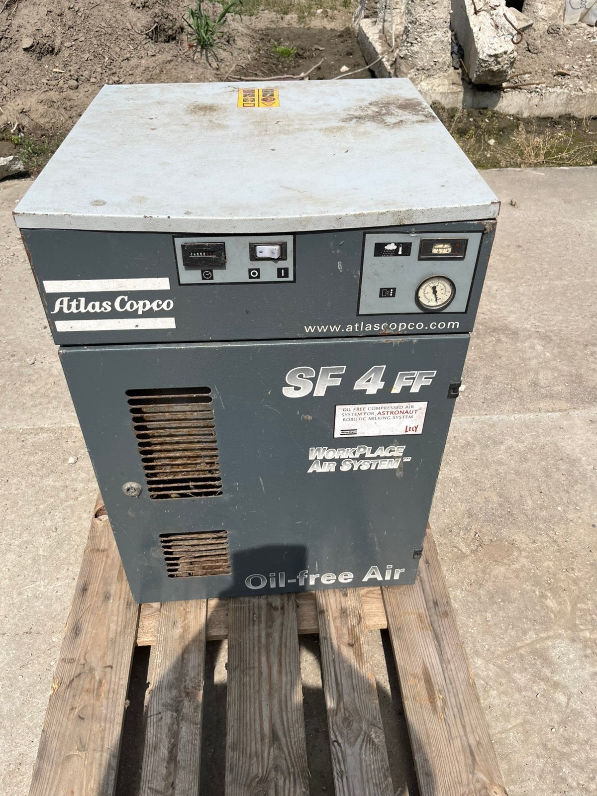 Compressor Atlas Copco SF4 FF, Ophalen, Gebruikt