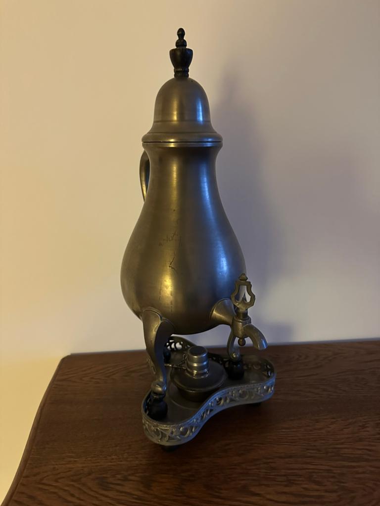 Tinnen koffiekan, Antiek en Kunst, Ophalen