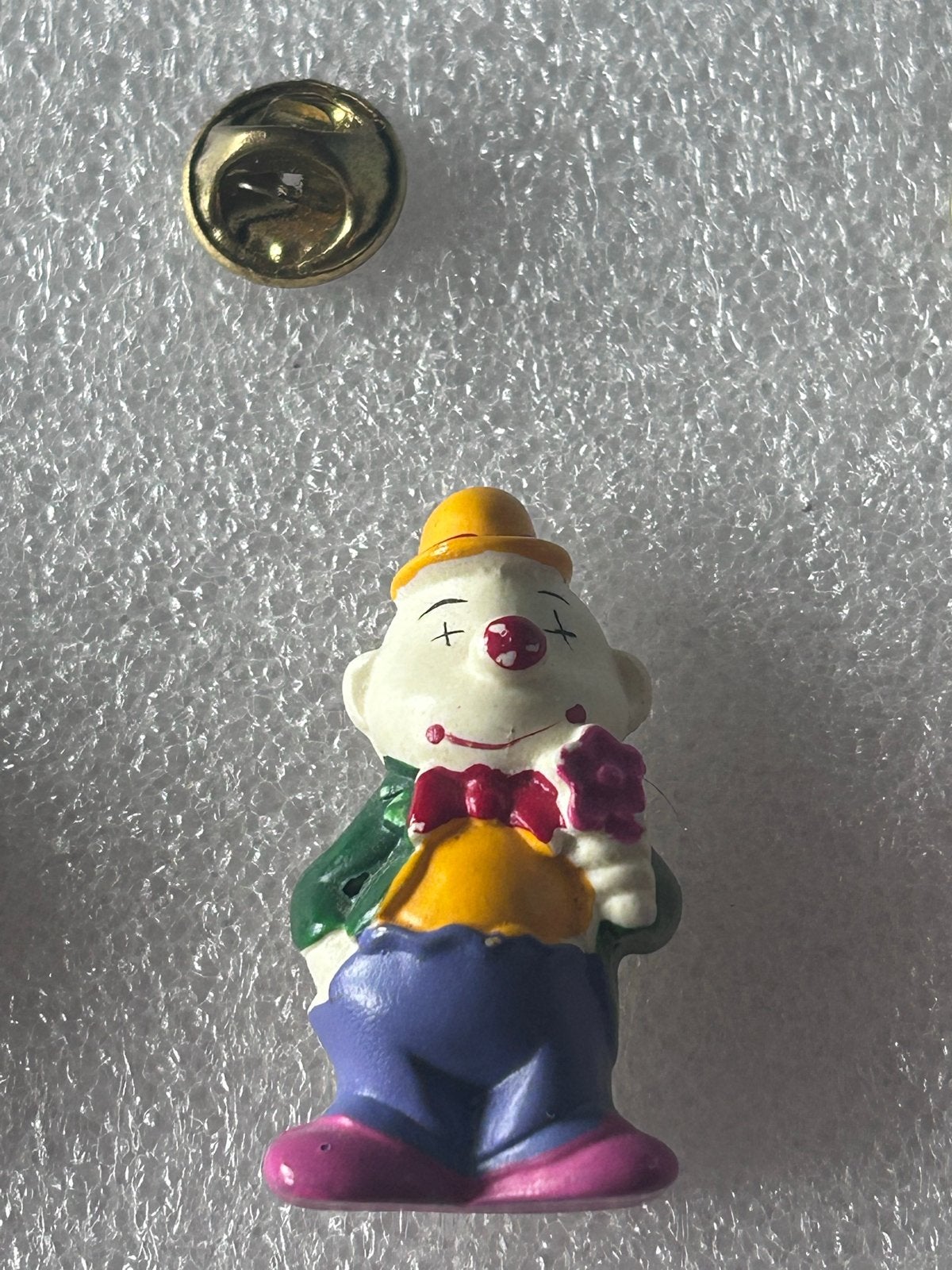 Grappige Clown Pin - Vintage Speldje met Figuurtje, Verzamelen, Ophalen of Verzenden, Gebruikt, Figuurtje, Speldje of Pin