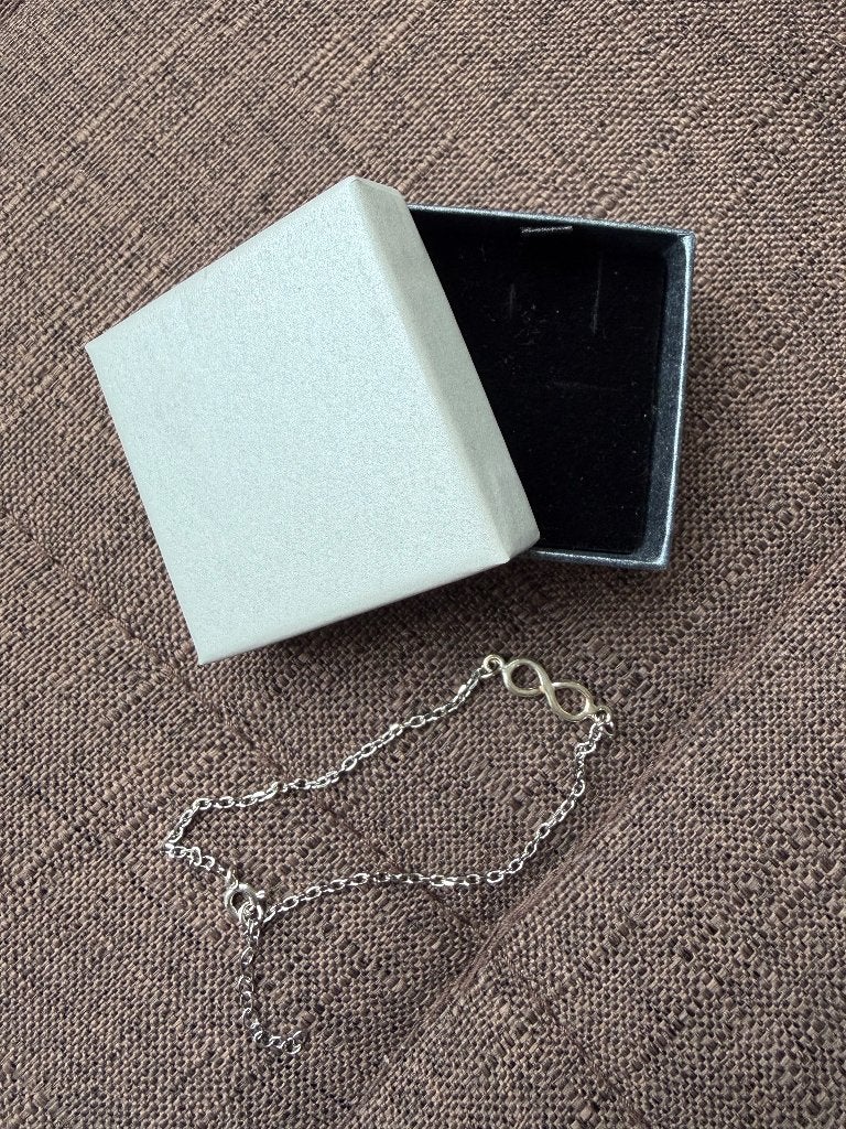 Infinity Bracelet In 925 Silver, Ophalen of Verzenden, Nieuw, Zilver, Zilver