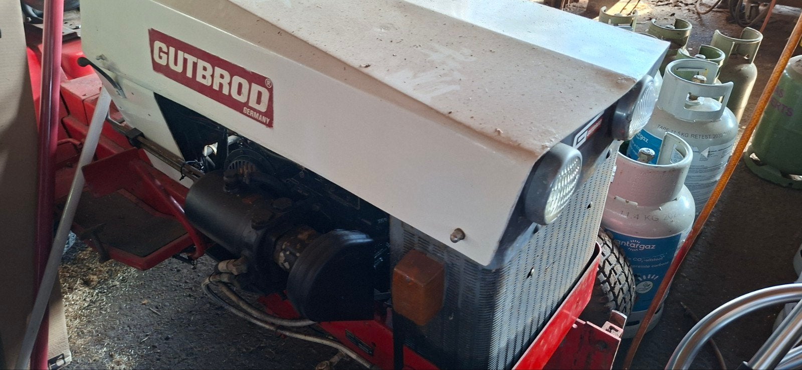 Gutbrod 2600d minitractor, Tuin en Terras, Zitmaaiers, 120 cm of meer, Ophalen