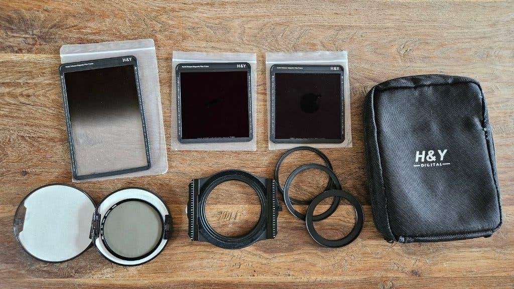 H&Y filter systeem 67-82mm CPOL+ND+GND, Overige merken, Met schroefdraad, Zo goed als nieuw, 80 mm of meer