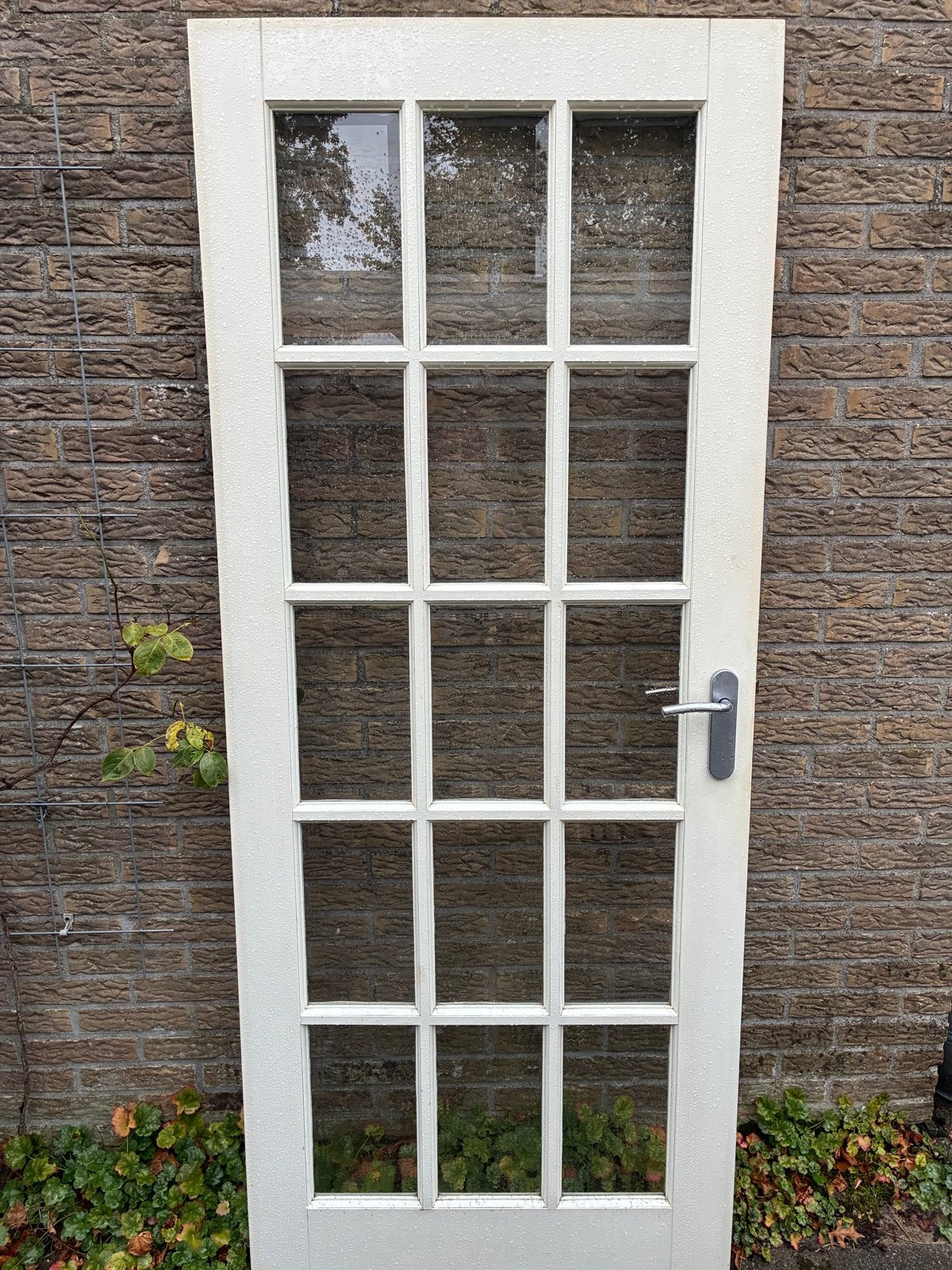 Binnendeur met glas, zo goed als nieuw, Ophalen, 80 tot 100 cm, Binnendeur, Zo goed als nieuw