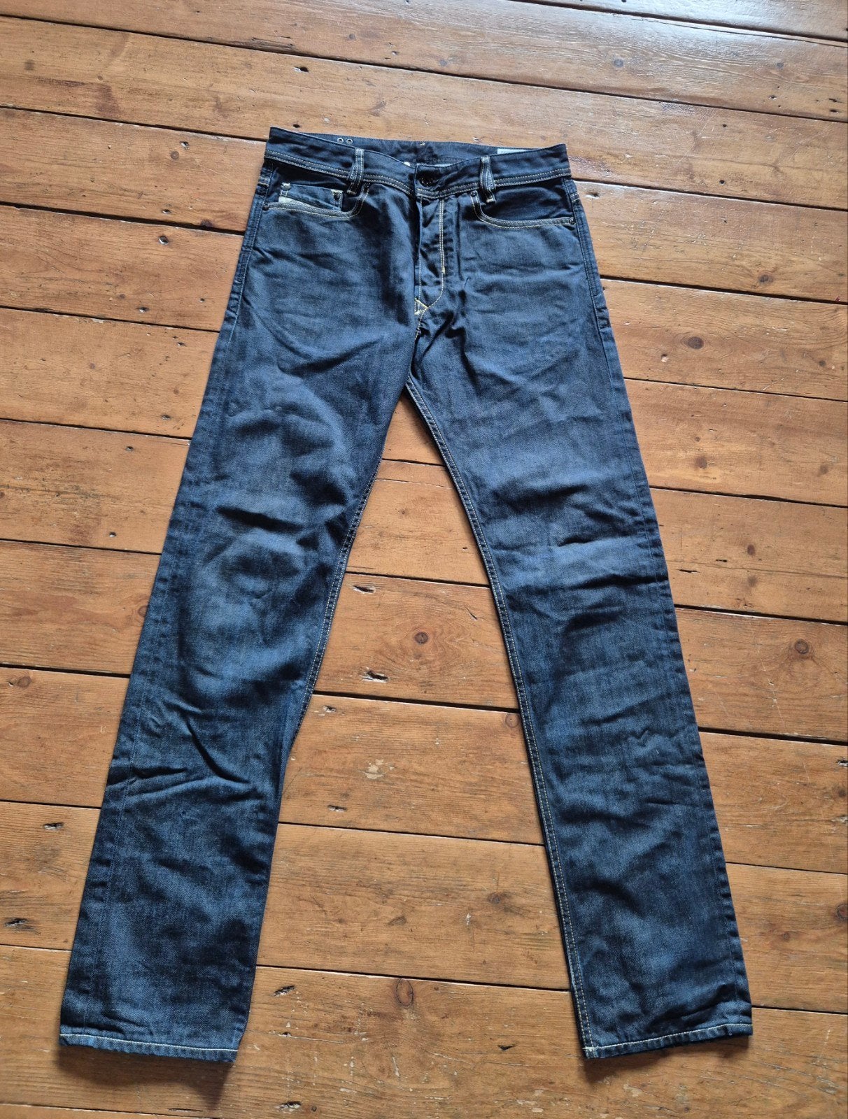 Y2k Diesel x Adidas Jeans W30 L32, Kleding | Heren, Diesel, Blauw, W32 (confectie 46) of kleiner, Ophalen of Verzenden