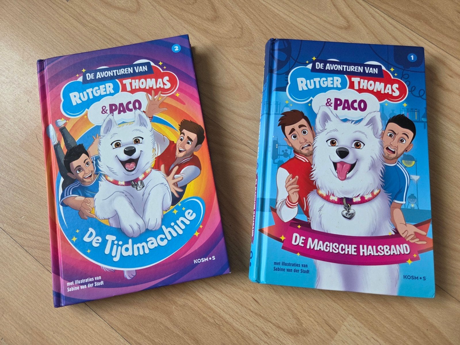 Rutger Thomas & Paco: De Magische Halsband & De Tijdmachine, Boeken, Kinderboeken | Jeugd | onder 10 jaar, Ophalen of Verzenden