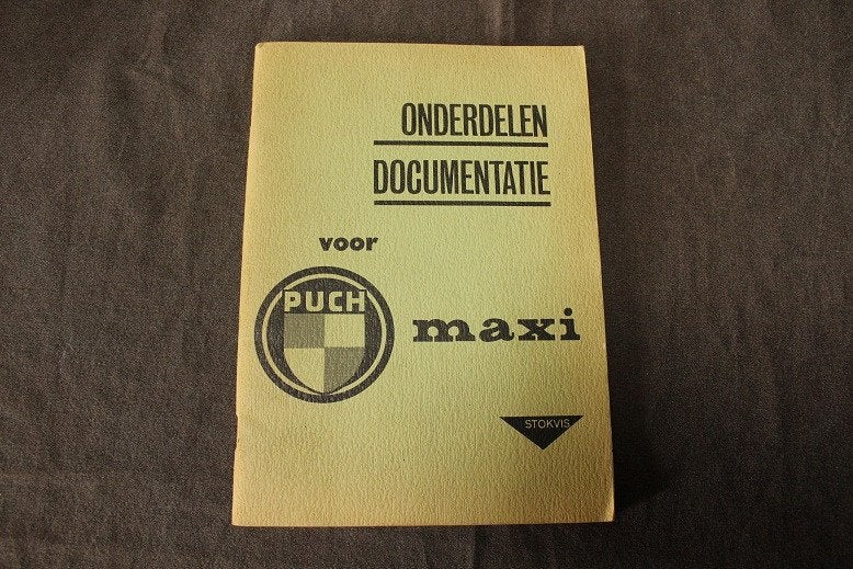 Puch Maxi L onderdelen boekje, Ophalen of Verzenden, Gebruikt