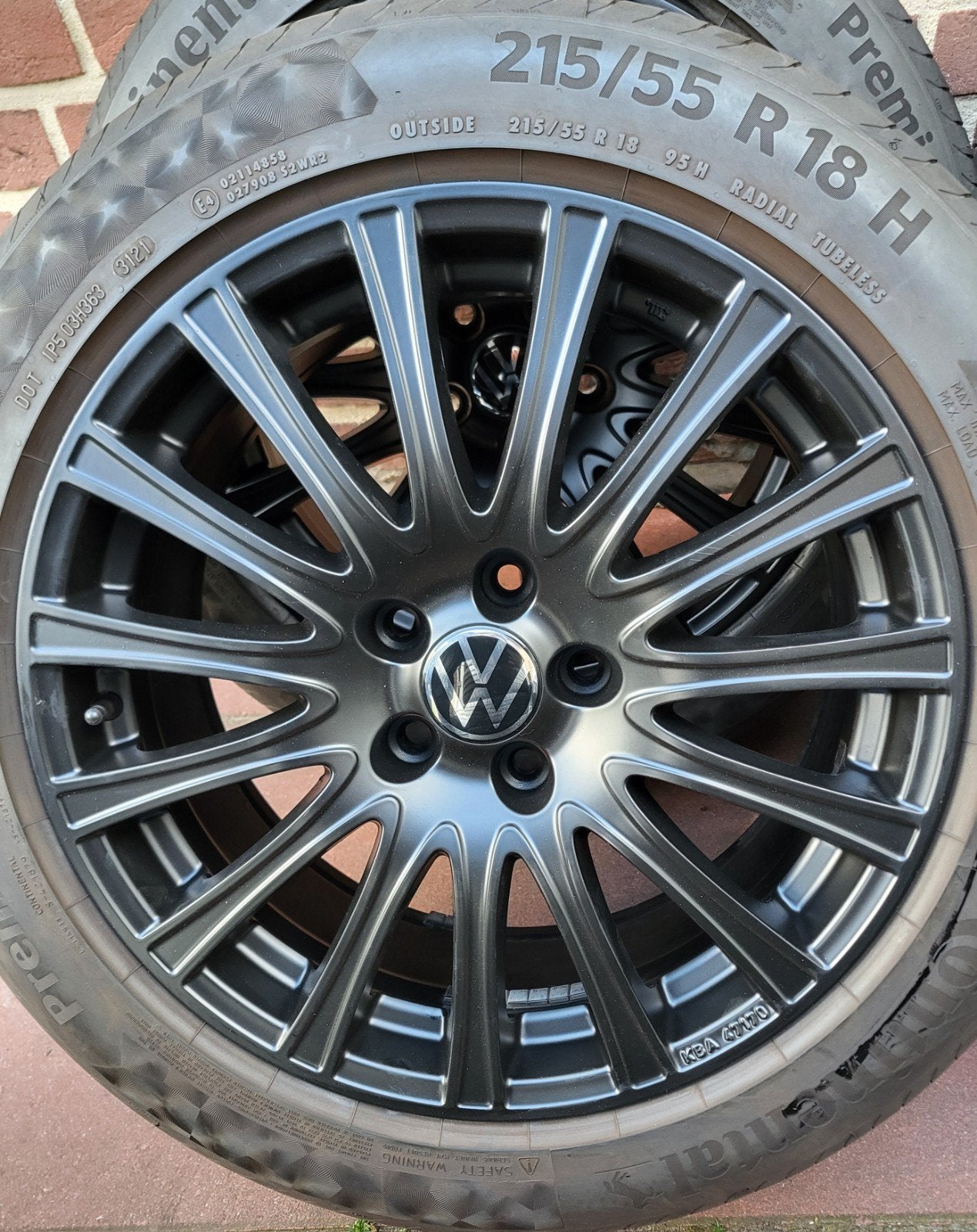 18 inch VW ID.3 Velgenset met zomerbanden 5x112, Auto-onderdelen, Banden en Velgen, 18 inch, 215 mm, Banden en Velgen, Nieuw