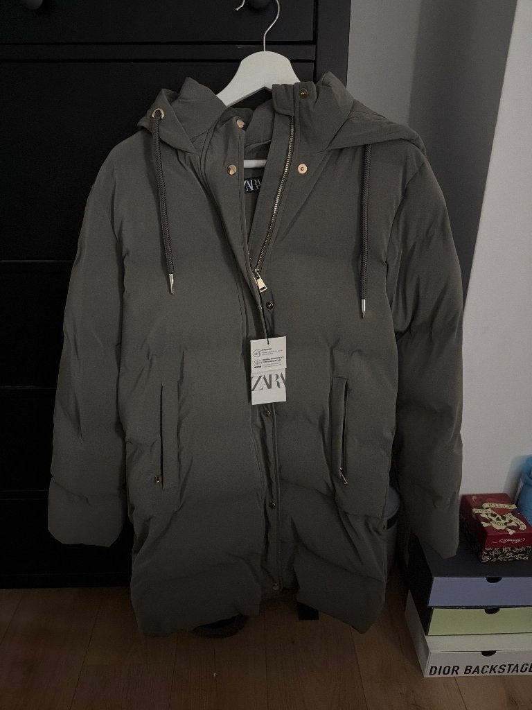Zara Jas Groen, Kleding | Dames, Zara, Ophalen of Verzenden, Zo goed als nieuw, Maat 36 (S)