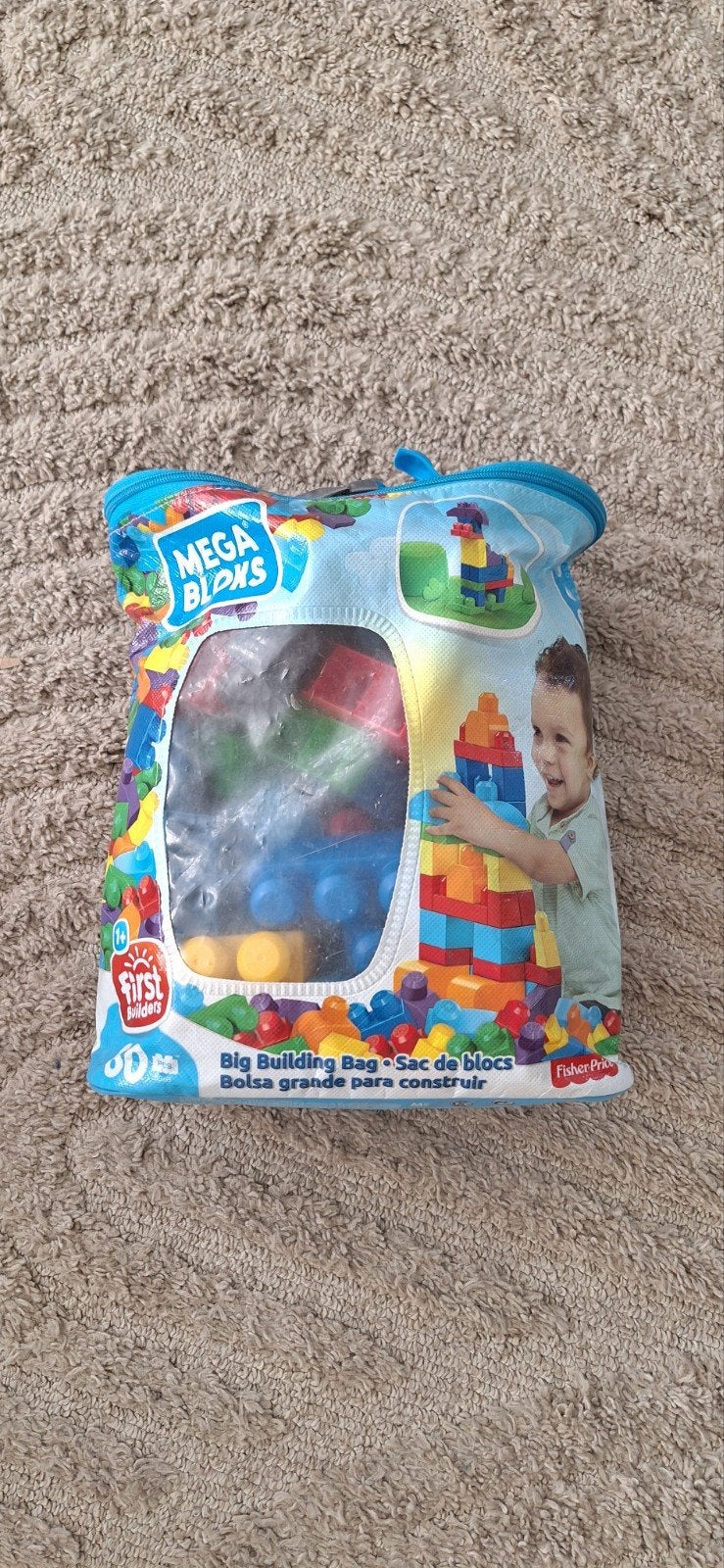 Mega Bloks First Builders Grote Bouwzak, Kinderen en Baby's, Speelgoed | Bouwstenen, Ophalen, Gebruikt, Megabloks