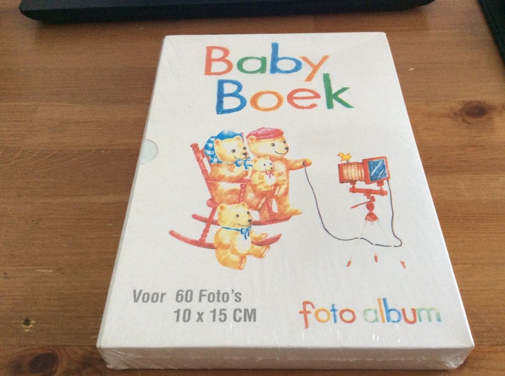 Baby Boek fotoalbum. nieuw in folie, Ophalen of Verzenden, Nieuw, Kraamcadeau