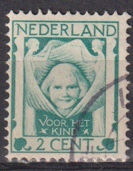 Nederland 1924 141 Kinderzegel GEST, Verzenden, Gestempeld, Overige thema's