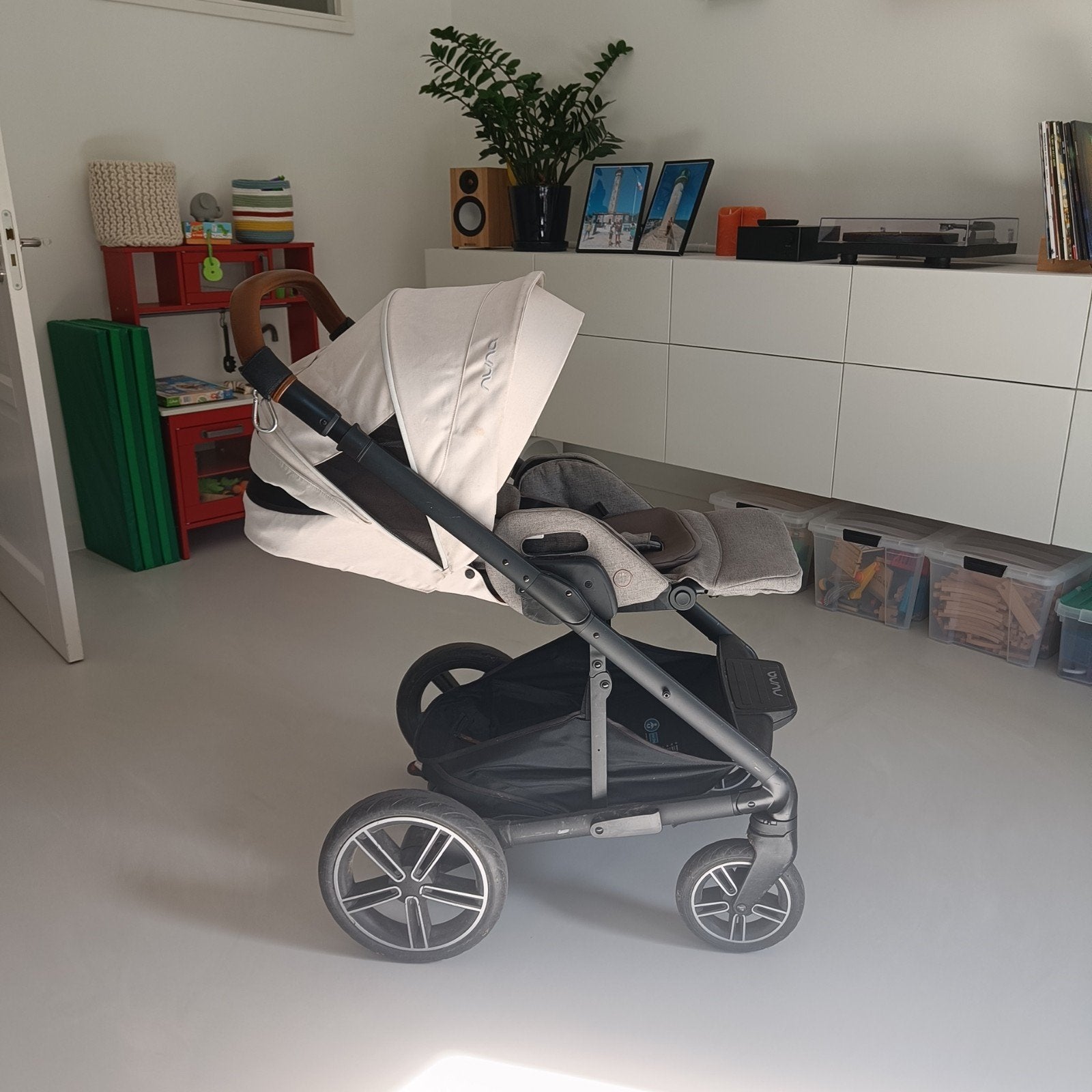 Nuna MIXX Next 3-in-1 kinderwagen Hazelwood (complete set), Ophalen, Zo goed als nieuw, Overige merken