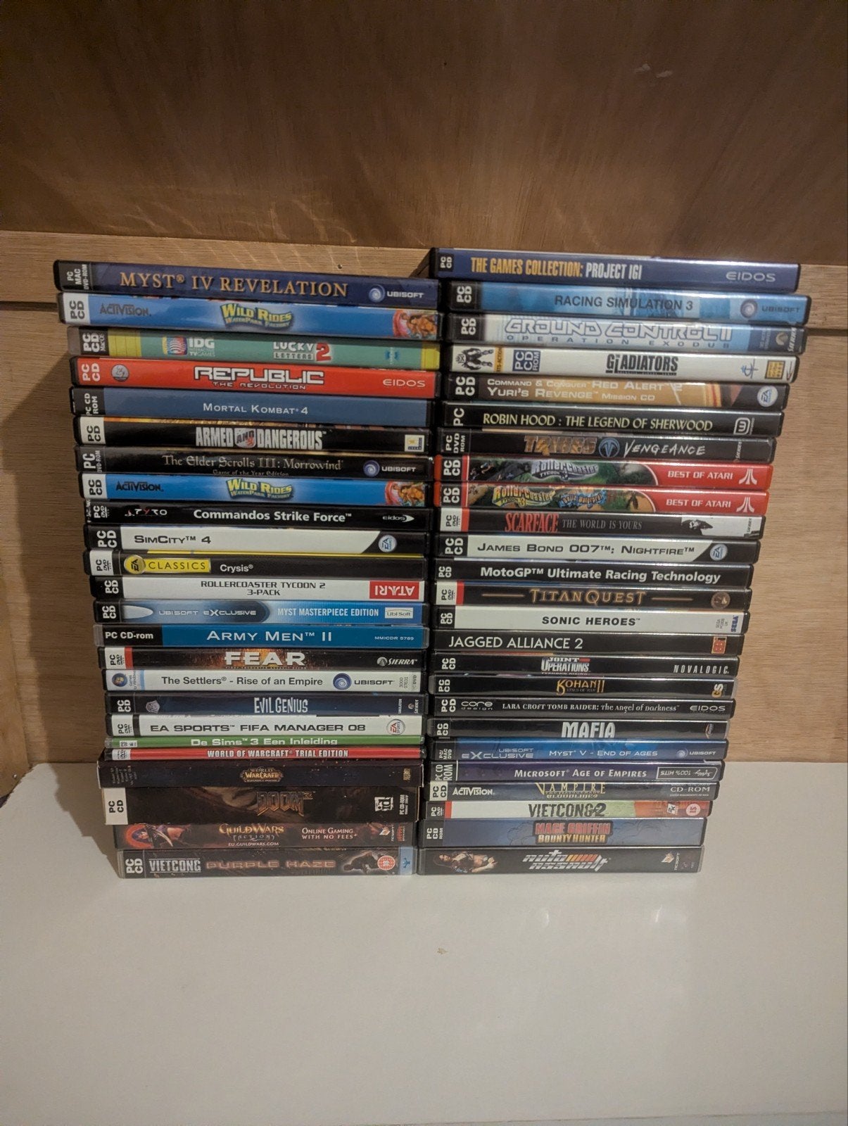 Grote partij Retro PC Games los te koop o.a. Scarface, Mafia, 1 speler, Ophalen of Verzenden, Zo goed als nieuw, Vanaf 3 jaar