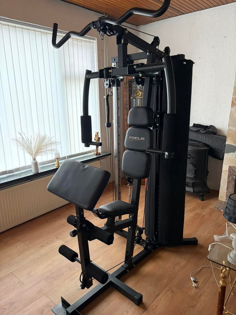 Home gym focus fitness unit 6, Sport en Fitness, Ophalen, Benen, Krachtstation, Aluminium
