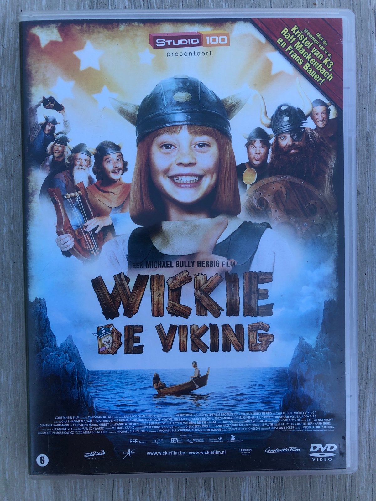 Wickie de Viking DVD - Studio 100 Film, Cd's en Dvd's, Dvd's | Kinderen en Jeugd, Alle leeftijden, Zo goed als nieuw, Familie