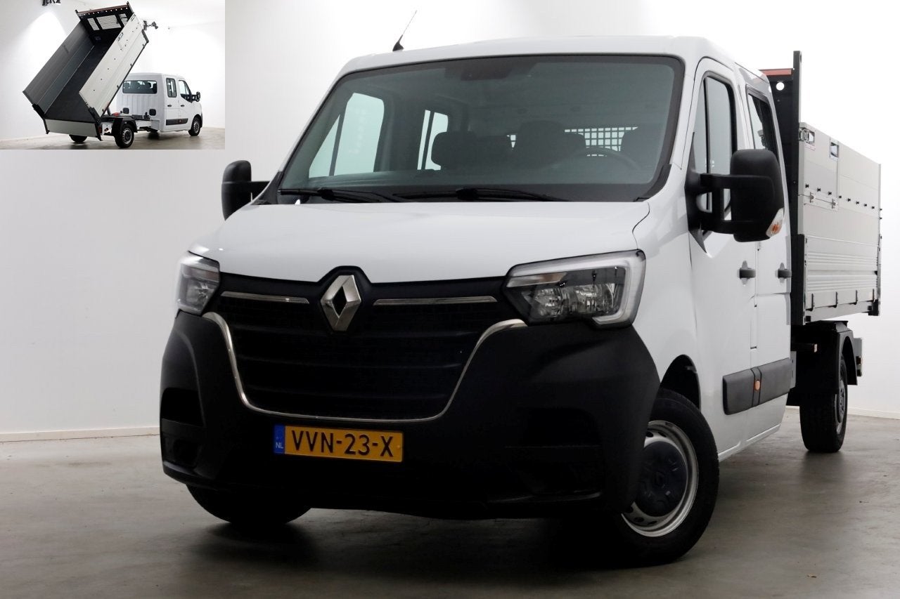 Renault Master T35 2.3 dCi 145pk L3 D.C. Kipper met hoge boo, Voorwielaandrijving, 2421 kg, Gebruikt, Euro 6