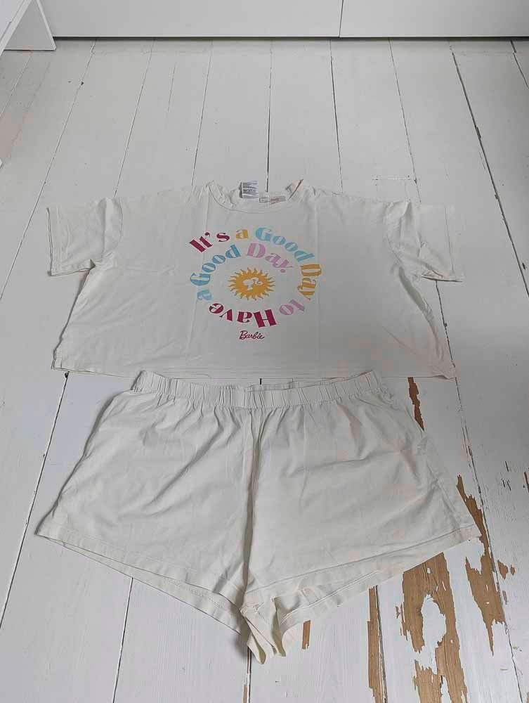 Lichtgele pyjama set van H&M, H&M, Ophalen of Verzenden, Zo goed als nieuw, Maat 42/44 (L)