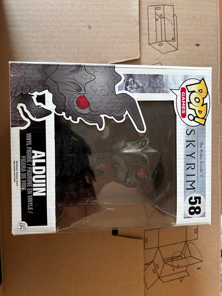 Funko Pop! Alduin #58 - The Elder Scrolls V: Skyrim, Verzamelen, Ophalen of Verzenden, Zo goed als nieuw