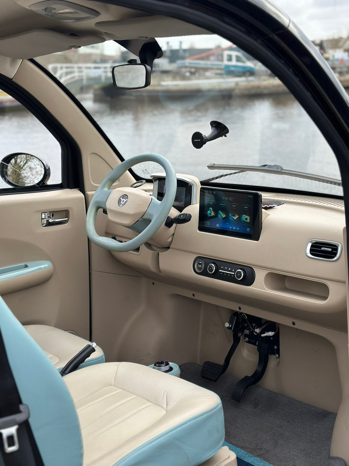 Citycar Frivip A05 Zwart 2025 3350KM ( minicar ) ( citycar ), Gebruikt, 16 km/u of meer, 46 km of meer, Ophalen