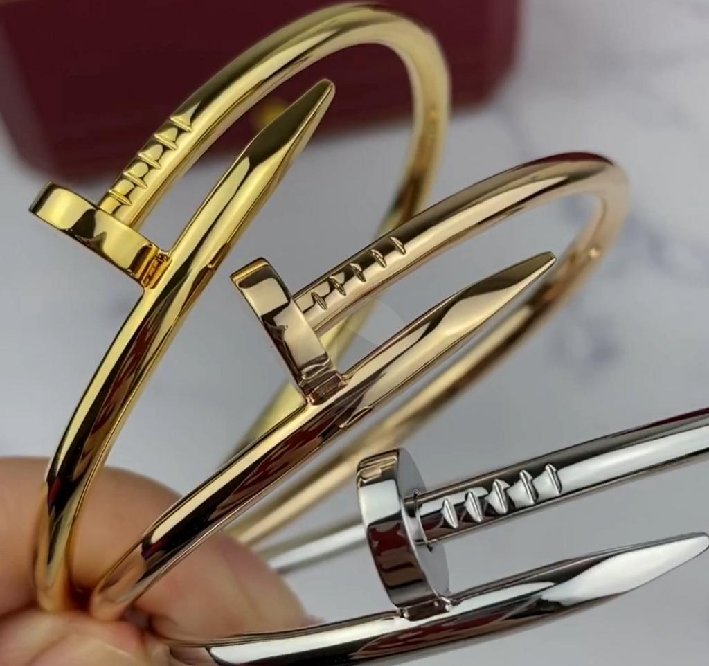 Cartier just un clou 925s zilver + vgold, Ophalen of Verzenden, Zo goed als nieuw, Zilver