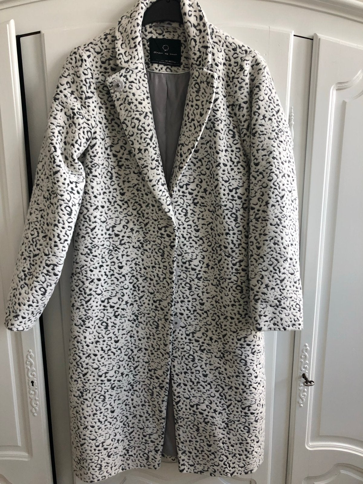 Nieuw off white grijs mantel jas Circle of trust maat XS, Ophalen of Verzenden, Nieuw, Maat 34 (XS) of kleiner, Overige kleuren