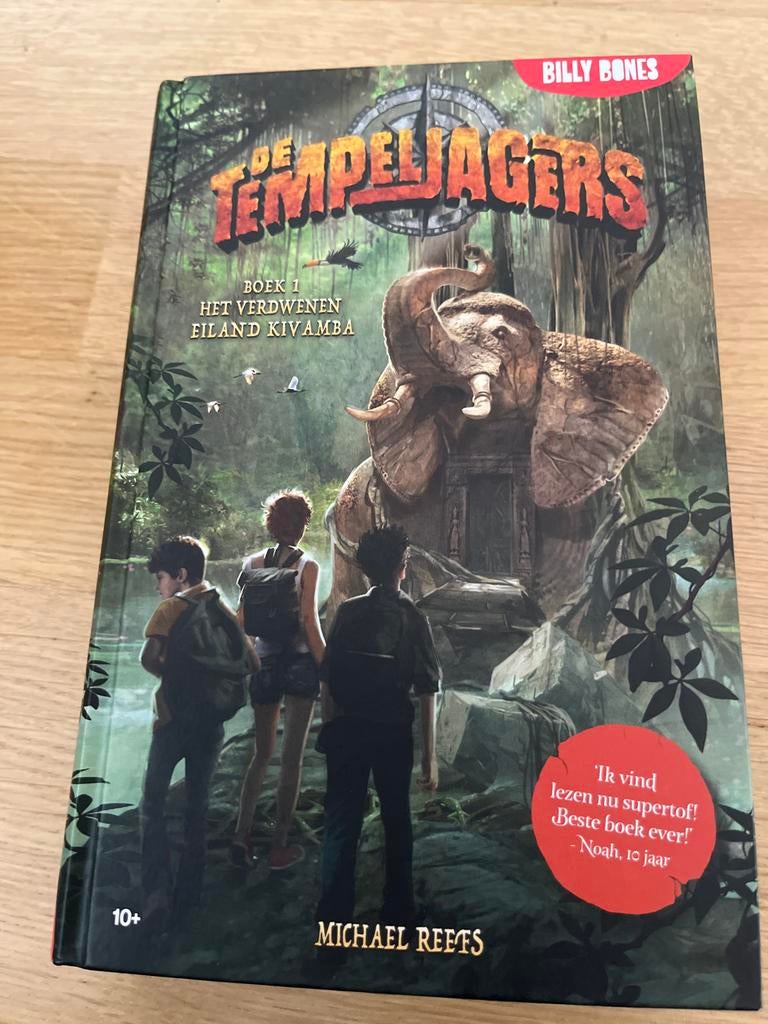 De Tempeljagers Boek 1: Het Verdwenen Eiland Kivamba, Ophalen of Verzenden, Zo goed als nieuw