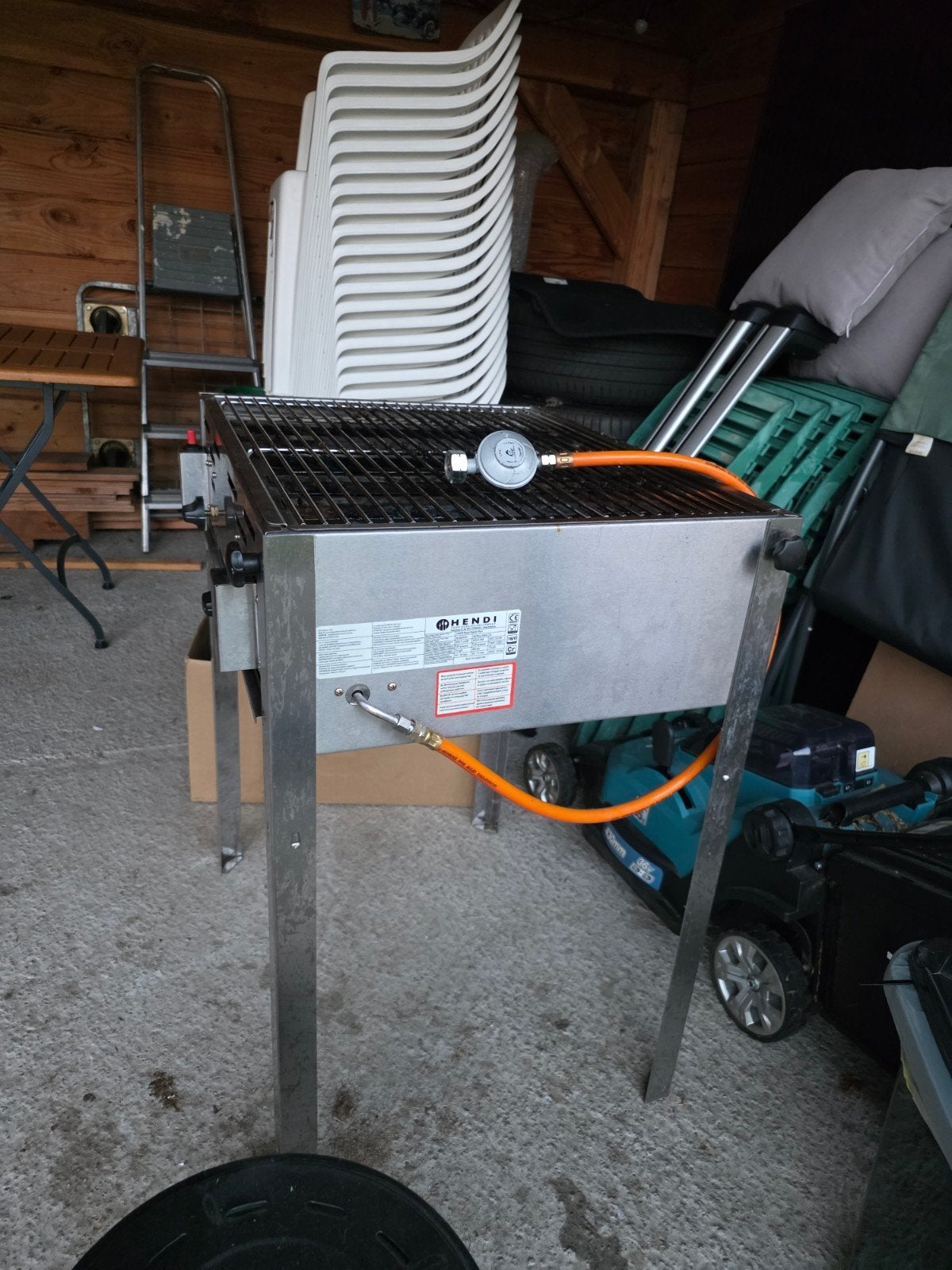 gasbarbecue hendi, Ophalen