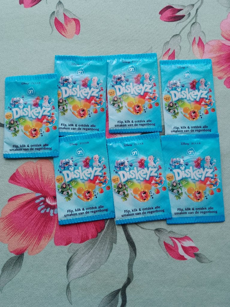 7 x Diskeys en 10 x sticker jacht, Verzamelen, Albert Heijn, Ophalen of Verzenden