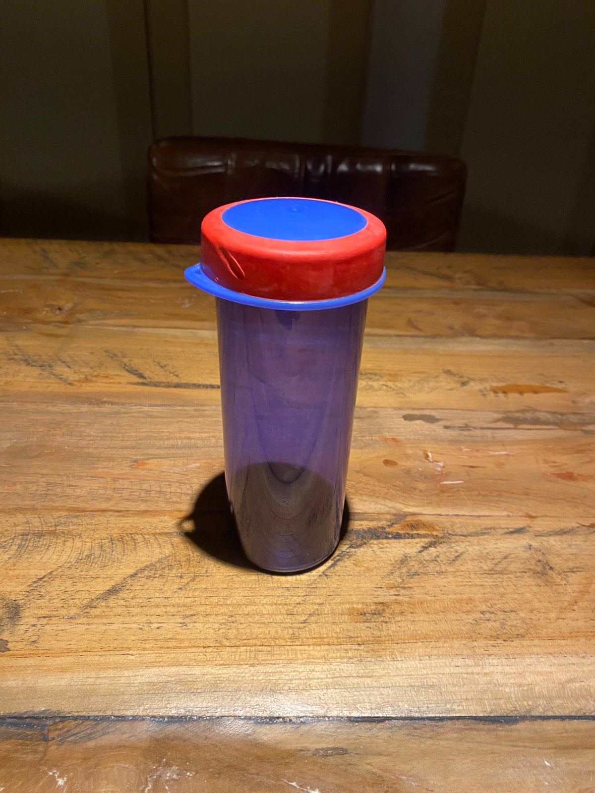 Tupperware schoolbeker, Ophalen of Verzenden, Blauw, Beker of Kan