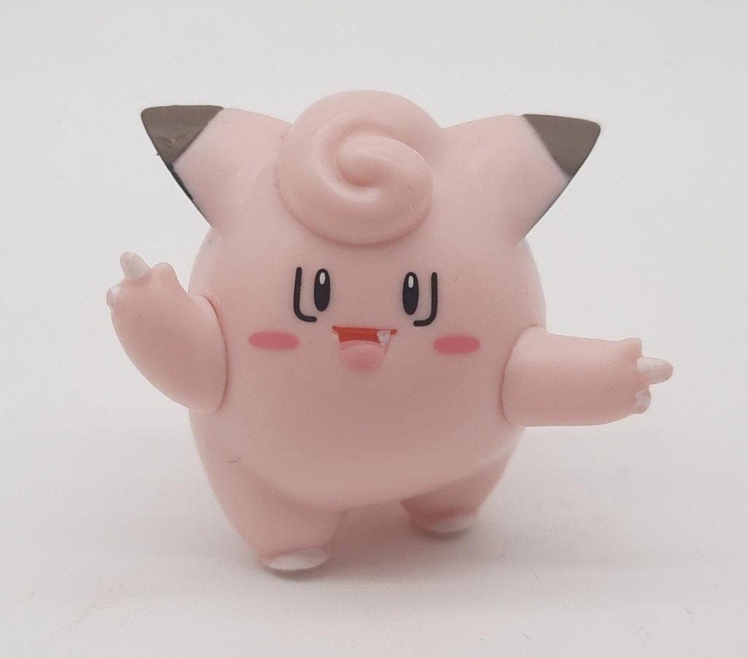 Pokemon #035 Clefairy pvc figuur Jazwares, Ophalen of Verzenden, Zo goed als nieuw, Overige typen