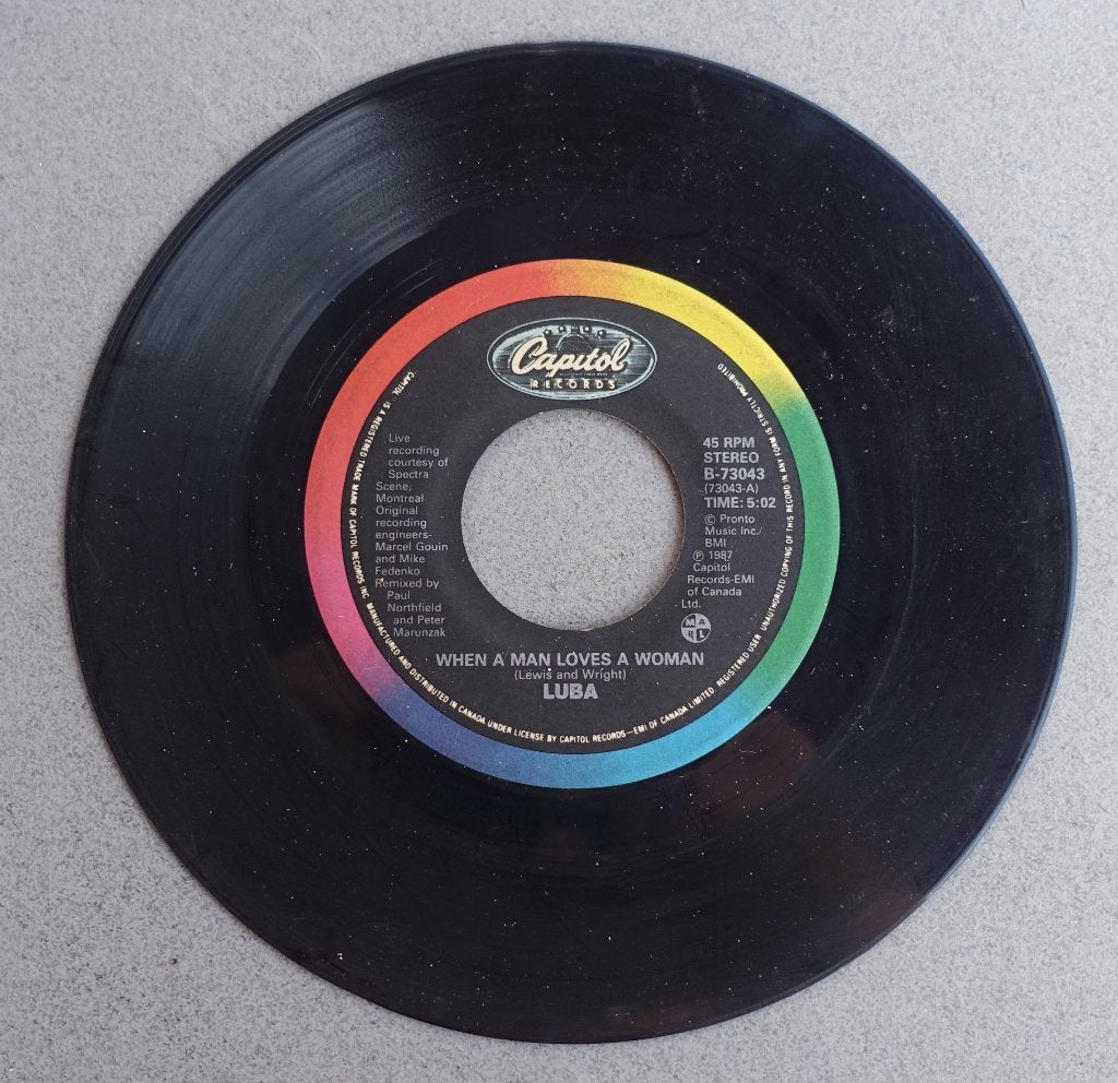 Luba - When a Man Loves a Woman / Secrets and Sins (7 inch), Gebruikt, 7 inch, Ophalen of Verzenden, Pop