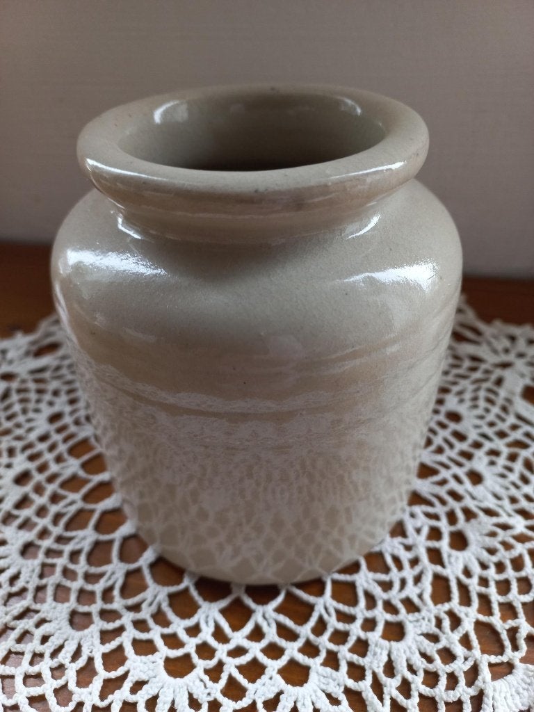 Oude Franse stenen mosterdpot, Ophalen of Verzenden